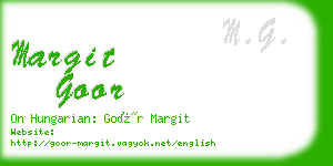 margit goor business card